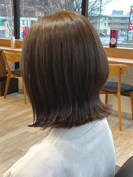 アトリエコア(Atelier Coa) ミルクティーベージュカラーくびれヘアグレージュカラー韓国