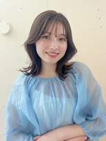 ヘアラウンジ ビーチ 青山 外苑前(hair lounge BEACH) ナチュラル透け感アッシュベージュレイヤーくびれヘア