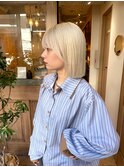 【LUAU records/arisa】ブロンドボブ