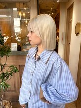 ルアウ レコーズ(LUAU records) 【LUAU records/arisa】ブロンドボブ