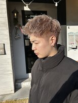 チャプター 問屋町(chapter)&nbsp;スパイキーショートミルクティーブラウンカラーケアブリーチ眉毛