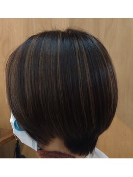 イリエヘア 川口(irier hair) 白髪ボカシハイライト