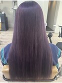 カシスラベンダーイメチェン美髪カラー所沢