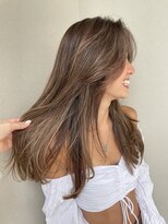 ノラギンザユー(NORA GINZA/U)&nbsp;グレージュハイライトベージュハイライト