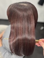 ピリオド 赤坂(Period.)&nbsp;ミディアムヘアーハイライトカラー髪質改善　赤坂見附