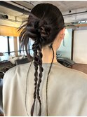 【あきら】ロングヘアセットカチモリタイトヘアパーティーヘア