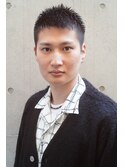 スーツ短髪ツーブロック束感モテる黒髪シークレットパーマ流行