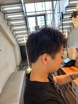 アース 天満橋店(HAIR & MAKE EARTH)&nbsp;黒髪スパイキーショート
