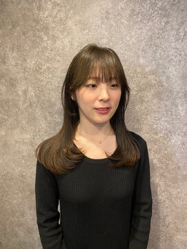 ココア(cocoa) レイヤーカット×シアベージュ