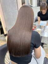 ロンドシエル 横浜(Lond ciel) 髪質改善縮毛矯正レイヤーカット顔周り前髪韓国ミニウルフ/横浜