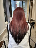 トリムバイエンヴィ(tlim by ENVY)&nbsp;【石塚スタイル】エンドカラーブラック×レッドパープル