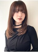 ☆姫カットレイヤー/マロンベージュ/韓国風巻き/立川レイヤー