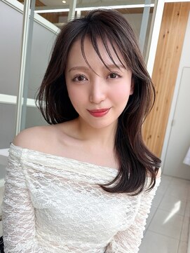 アフロート ディル(AFLOAT D'L) 2wayバングでイメチェン！顔まわりレイヤーくびれヘアが人気◎