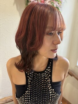 ジェイジェイウィル 一之江店(JJ will) ピンクハイライトカラー