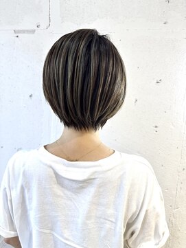 ヘアーワークス ヘルム 渋谷店(HAIR WORKS HELM) 【HELM渋谷】ハイライトショートボブ