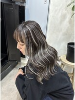 ユアーズヘア 東新宿店(youres hair) . 【色ムラ・強すぎるハイライト修正】ナチュラル美髪へ
