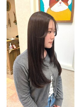 メルク(merc) ロング/レイヤー/ブラウン/姫カット/宇都宮