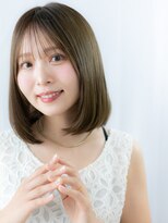 ドクターズ サロン ラブ(Dr's Salon LAB)&nbsp;シースルーバングミルクティーベージュロブd古河20代30代40代