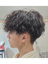 タスクヘアー(task hair)&nbsp;ツイストスパイラルパーマ×刈り上げマッシュショート