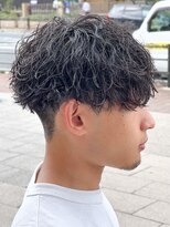 エルマーク 神戸元町(L-MARK)&nbsp;波巻きツイスパ/サーフカール/メンズ/men's/フェザーパーマ/眉毛