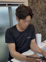 エヴォーグ(EVOGUE) イケおじセンター分けスタイル