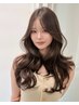 新期限定顔まわりカット＋ワンカラー＋髪質改善（指名不可）【学割U24→U29】