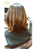 ハロ(HALO) セミロング☆毛先パーマ