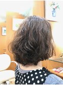 ボリューミーパーマヘア