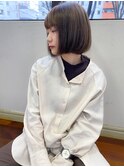【CAMON.】 ミニボブ×ラテべージュ