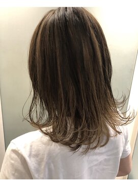 エル(EL by green) [ＡＫＩＫＯ]グレージュ×ミディアムレイヤー☆0112327997