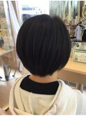 〈wave小豆餅店〉ヘアドネーションショートヘアカット丸みボブ