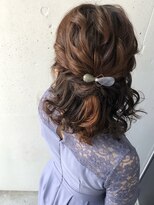 ボブのハーフアップ！　schritt_mutsuki