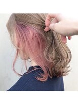 ティーノ(TINO by ganesha) インナーカラー☆ピンク〔近江八幡/八日市/近江八幡駅〕