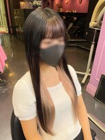 アンリップ ジー(salon unripＧ)&nbsp;m.mインナーカラー 前髪カラー