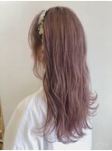ピンクベージュカラー