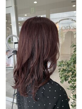 ゴッズ(GOD'S) ブリーチなしピンクブラウンカラー