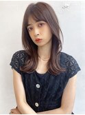 〇くびれヘア 顔まわりレイヤー 韓国ヘア
