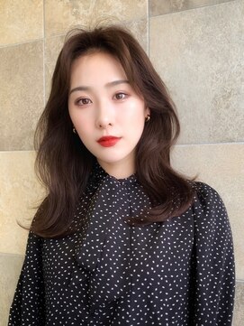 ニューヨークニューヨーク 梅田茶屋町店(NYNY) チョコレートブラウン♪大人ガーリーレイヤースタイル