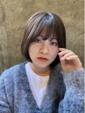 ヘアーアンドメイク エクリ 不動前店(Hair&Make equri) 艶カラー×大人ボブ