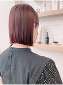 小顔ボブ×美髪[ぱつっとボブ/縮毛矯正/横浜韓国]