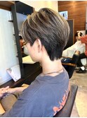 【IRIE HAIR赤坂】バレイヤージュカラーセンターパート