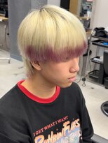 アイトーキョー 渋谷(AI TOKYO)&nbsp;ダブルカラーブリーチハイライトマッシュウルフ[渋谷駅]