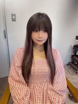 ボアップ(boappu)&nbsp;プルシールエクステでピンクメッシュ