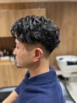 フー 北浦和(Huu) men'ssalonHuuスタイル2ブロワイルドパーマスタイル