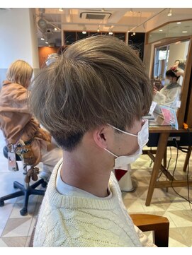 リボーン ビューティー リゾート 松戸店(re-born Beauty Resort) アッシュブラックベリーショートウルフカルマパーマ