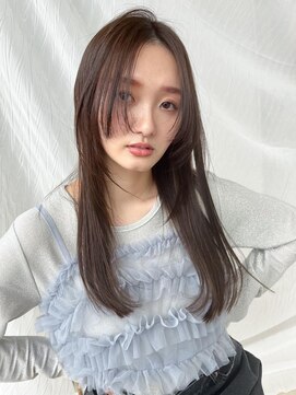 オブジェ シエル(obje't ciel) 【obje’t ciel】顔まわりレイヤー×Olive brown【暮石唯】