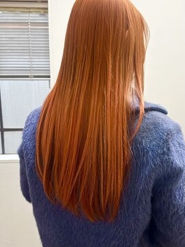 アルク(alku) ブリーチなしオレンジカラー