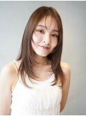 セミロング/レイヤーカット/顔まわりレイヤー