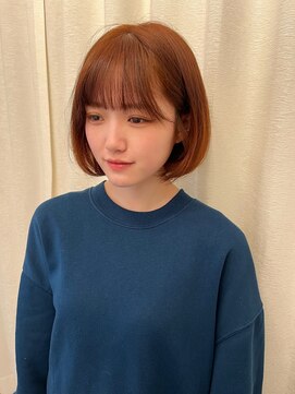 ボタン テンジン(VOTAN tenjin) 【杉本大地】韓国ヘア/オレンジブラウン/ボブ/天神美容室