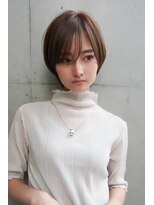 ギークス(GEEKS)&nbsp;【GEEKS渋谷】くびれショート/冬カラー/ココアブラウン/30代40代